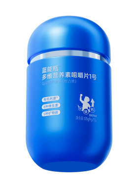 养能健吕爸儿童蓝能瓶