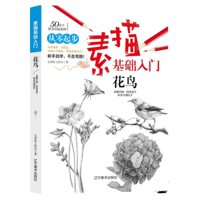 从零起步素描基础入门花鸟画画入门自学零基础动漫绘画教程素描书入门教材素描临摹画册教程美术书步骤详细简单易学简笔画手绘本