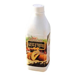 进口韩国珍妮曲奇咖啡酱1.2kg罗迪咖啡罗迪烘焙摩卡小花50g包邮