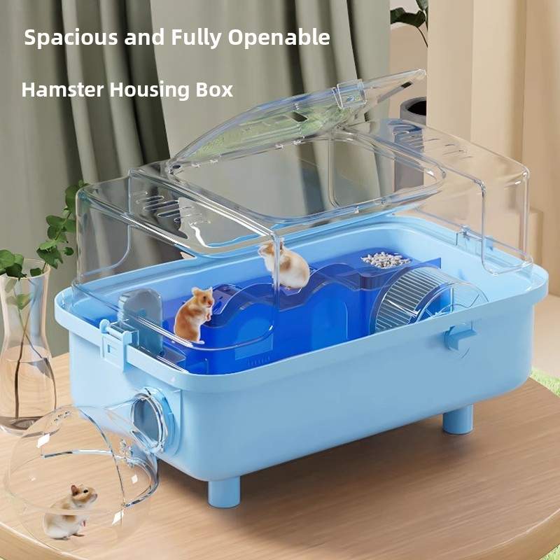 仓鼠笼子金丝熊豪华别墅亚克力透明仓鼠专用饲养箱便宜外出便携笼