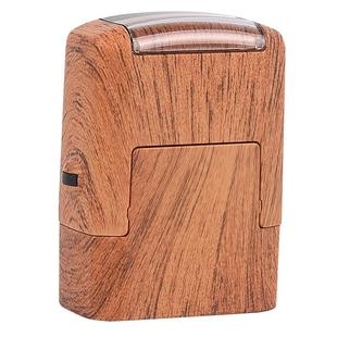 卓达Trodat名字印章手写签姓名自动按压式个性艺术签名木纹个人名字签名签字便携式回墨章翻斗章定制T926