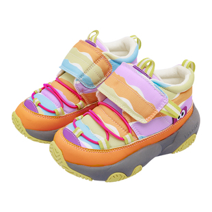 kidsing可迪星女童棉鞋运动鞋冬季新款儿童大童加绒软底二棉鞋