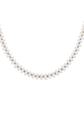 shes优雅工艺珍珠项链手链耳环