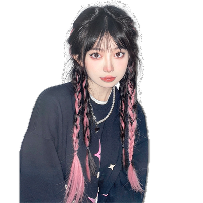 假发女高马尾辫子甜酷自然