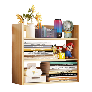 桌上书架桌面置物架简易多层办公收纳架宿舍书桌儿童学习桌分层架