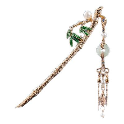 古风汉服合金简约发簪盘发发钗