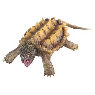 儿童玩具仿真淡水动物鳄鱼鳄龟乌龟陆龟儿童科教认知生物模型摆件