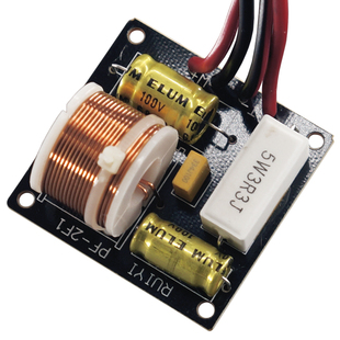 分音器二分频发烧高低音喇叭2路分频器桌面电脑3寸小音箱diy专用