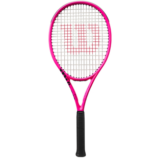 Wilson威尔胜2026新款霓虹粉网球拍成人女生初学者单人碳素进阶拍