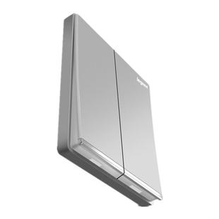 罗格朗逸景深沙银带LED指示灯开关插座套餐五孔二三插86型