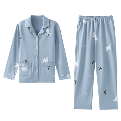 猫人a类纯棉男童家居服套装