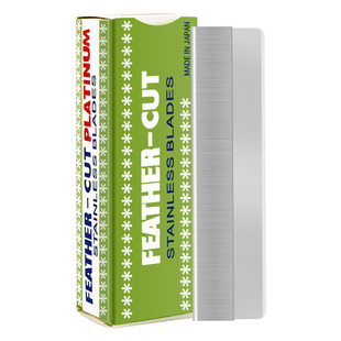 日本FEATHER专业修眉刀光面正品纹绣化妆师美容院专用修眉毛刀片