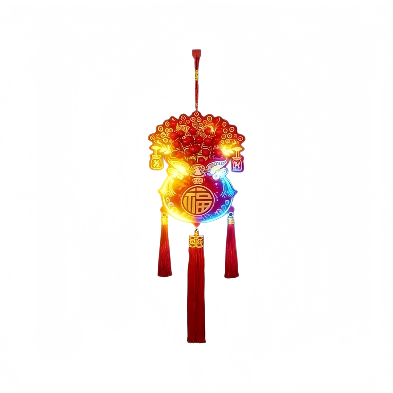 2027新年发光红果福袋挂件