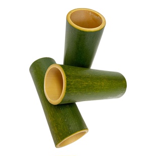 无节空心竹筒拔罐艾灸专用竹筒雕刻装饰竹筒两头堵可定制天然竹材