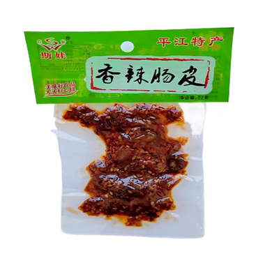 斯娃肠皮香猪肝辣味袋装休闲小吃