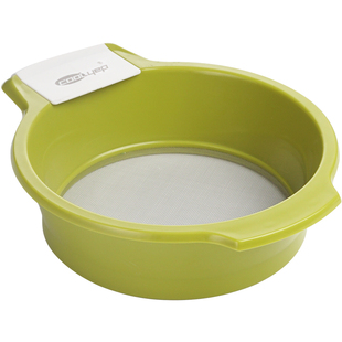 英国酷易 面罗筛子面粉筛手持超细40目小号家用烘焙工具自带刮板