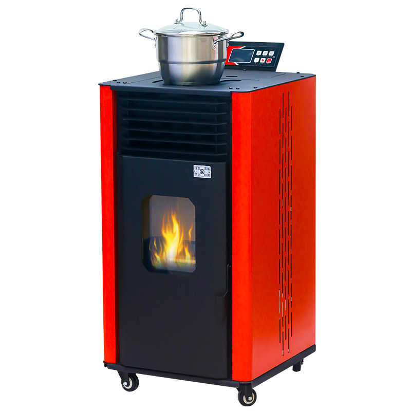 2025新型智能冬天生物质颗粒取暖炉家用室内农村采暖炉烧燃料柴火