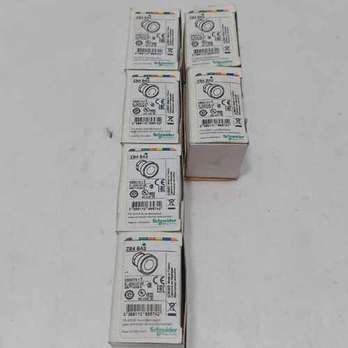 Schneider Electric ZB4 BA3 Pushbutton Head 089574 - Lot of 6