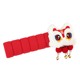 新年发财门把手套装饰手柄防撞保护套春节门把手挂件防静电卧室