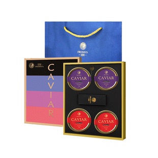 芙思塔鱼子酱2种鲟鱼子酱新年礼盒装送礼营养丰富四川雅安20g*4罐