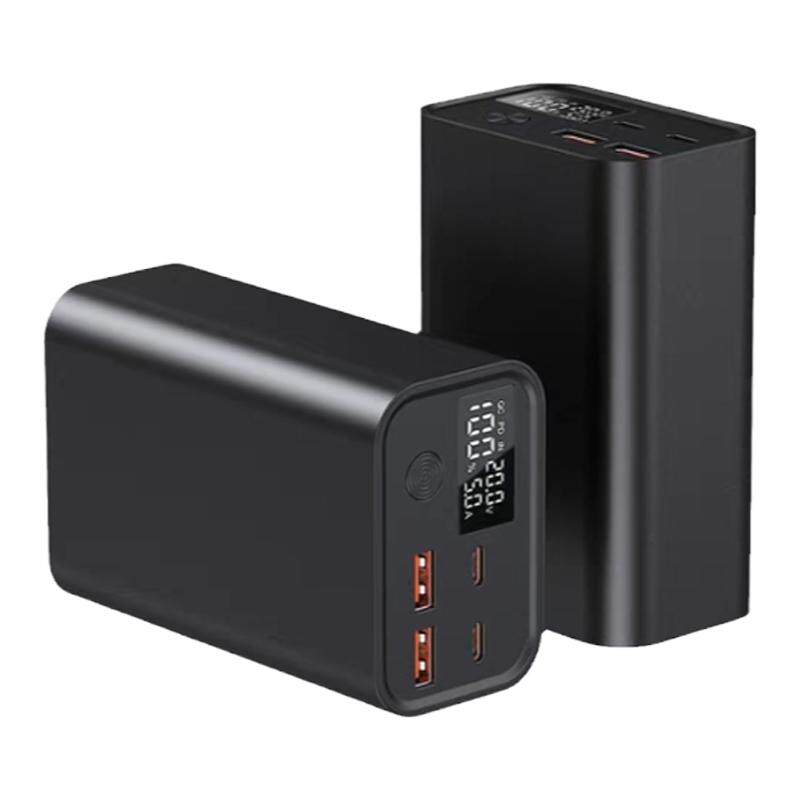上飞机CCC双路pd100w+60w充电宝套件移动电源套料铝合金数显快充