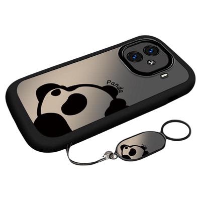 适用iQOOZ9手机壳z9turbo新款vivoiqooz8全包防摔iQZ7i可爱熊猫icooz6/z5软硅胶套ipooZ3专用外壳iq00Z1X男女