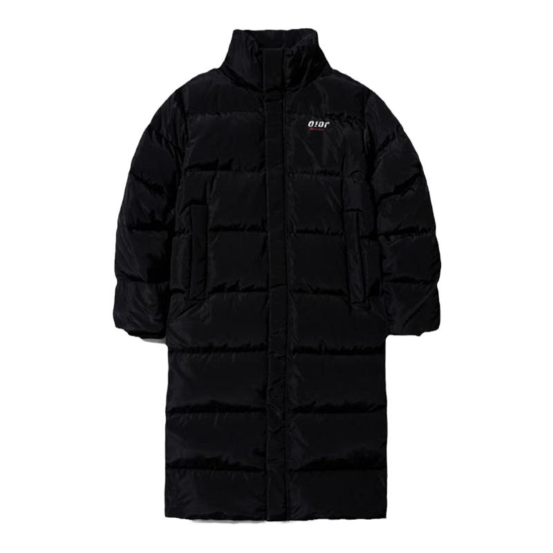【官方正品】OIOI韩国300克白鹅绒长款过膝羽绒服加厚外套宽松女