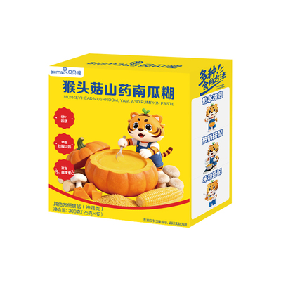 贝贝哩山药南瓜小糊糊儿童早餐冲泡营养代餐即食小米糊送宝宝食谱