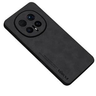 适用于荣耀magic8rsr手机壳新款保时捷设计保护壳5g版全包防摔新升级肤感绒皮男女后外简约