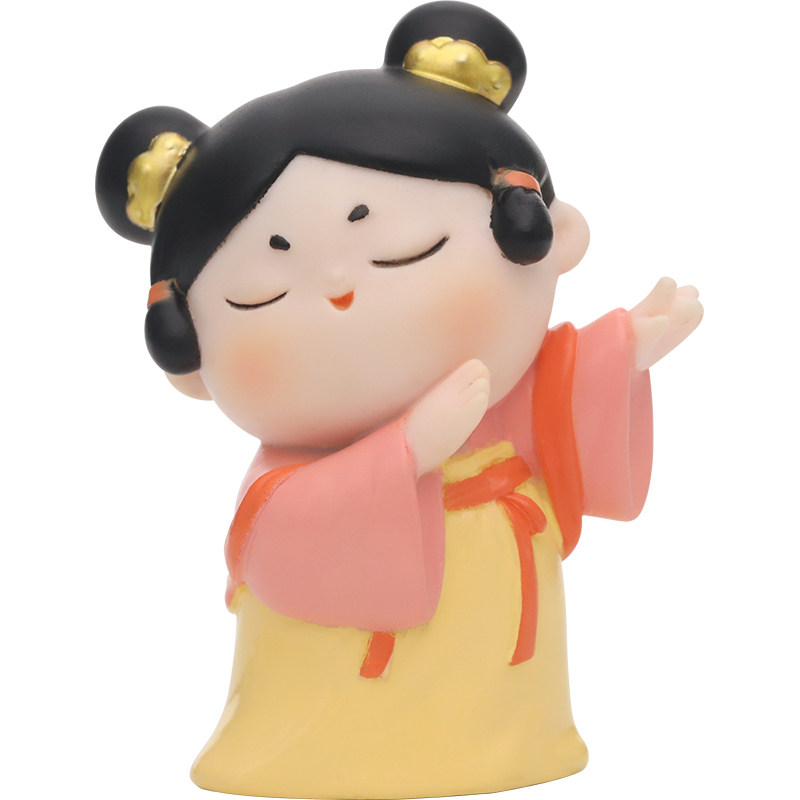 古风唐八艺盲盒小摆件唐小圆系列