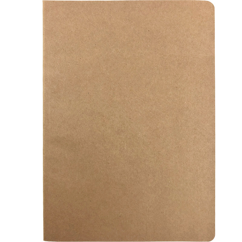 笔记本a5学生牛皮纸简约加厚胶b5定制a4缝线考研考试专用空白本子