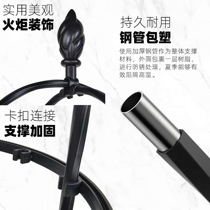 花架植物爬藤架月季攀爬阳台花柱藤架户外花盆花支架花柱铁艺架子