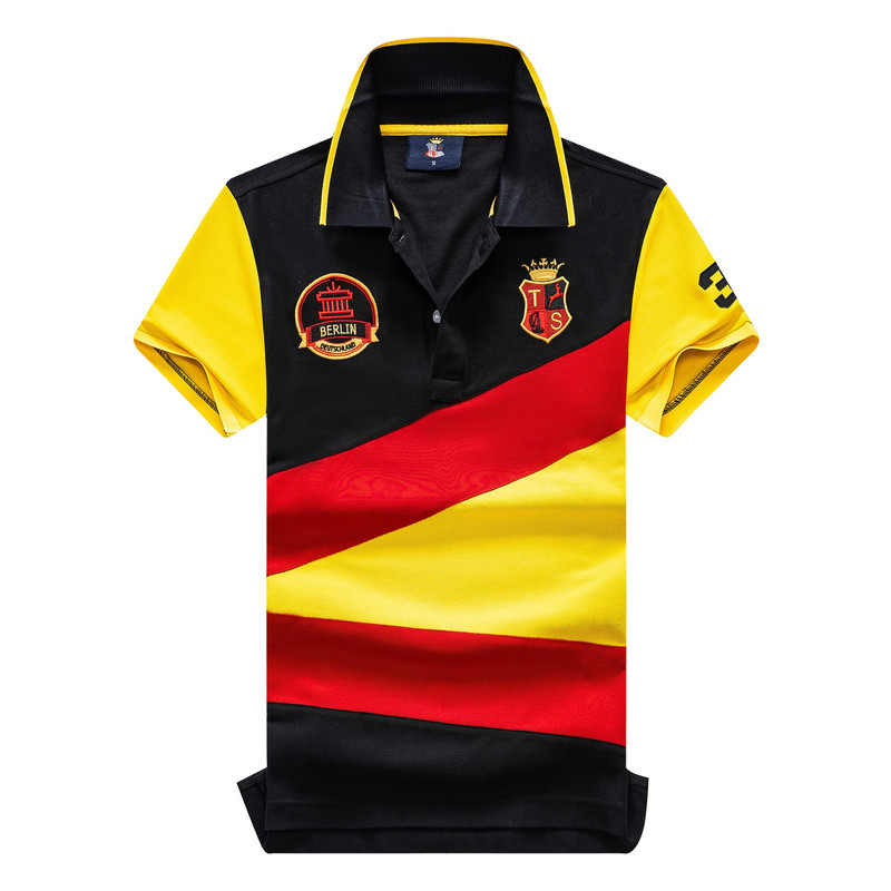 图琐2026夏季男短袖刺绣Polo衫