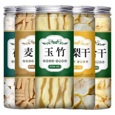 玉竹生津水麦冬百合茯苓雪梨茶