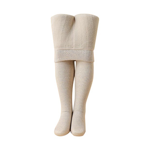 女童秋冬加绒加厚连裤袜儿童保暖打底裤女宝学生中大童加绒打底袜