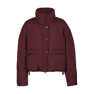 鸭鸭羽绒服女2025新款时尚百搭休闲短款冬装加厚保暖韩版修身外套