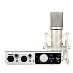 Midiplus studio-2pro otg迷笛电脑声卡主播手机直播唱歌录音套装