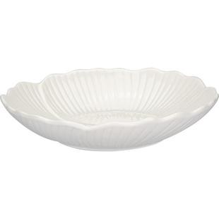 摩登主妇白瓷西餐汤盘家用加深轻奢高级感创意大号好看的意面盘子