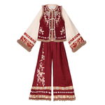 凝紫萱-雪绒蝶 原创新中式汉元素汉服女2025新款冬季加厚比甲古装