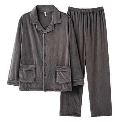 猫人海岛绒男士睡衣男2025新款冬