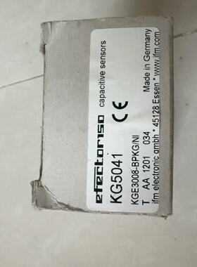 询价-IFM易福门 电容式接近传感器 KG5041，功能一切正常，