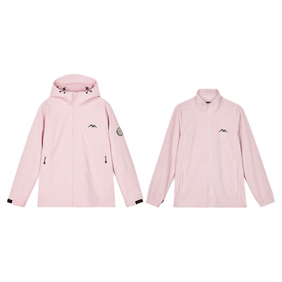 斯凯奇冲锋衣男女款三合一防风