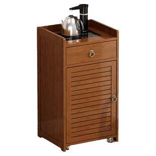 2024新款茶桌家用小茶台边柜侧柜泡茶吧机茶几烧水壶一体茶水柜子