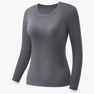 【小暖羊brain】松山棉店肌底衣女士轻暖打底衫保暖上衣内衣春秋