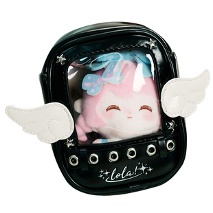 LOLA DESIGN天使痛包斜挎娃包 小食量吧唧谷子动漫学生出行单肩包