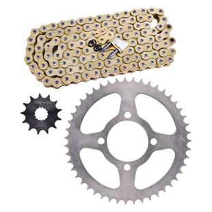 摩托车大小飞轮齿 适用铃木GSX250R链轮72A后齿轮520牙盘链条套链