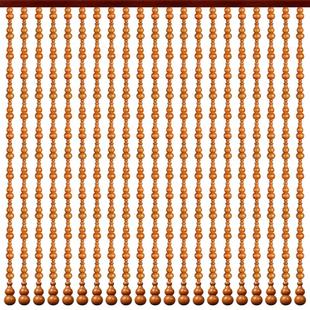 月亮门门帘隔断帘全桃木葫芦珠子挂帘定制新中式圆形拱形门洞珠帘