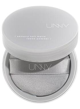 轻柔如雾！unny散粉定妆粉控油持久不脱妆蜜粉粉饼防水防汗正品