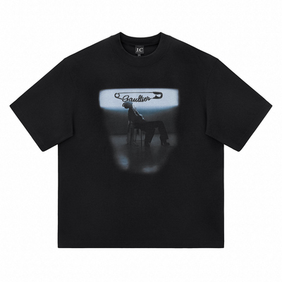 JC美式重磅纯棉宽松印花T恤