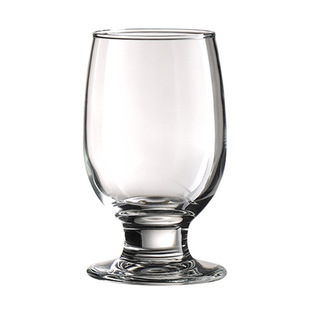 餐厅矮脚玻璃水杯商用酸奶慕斯雪糕奶昔杯果汁饮料杯啤酒杯品鉴杯